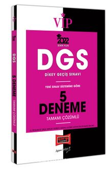 2022 VİP DGS Tamamı Çözümlü 5 Deneme - Kolektif