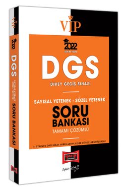 2022 VİP DGS Sayısal Yetenek Sözel Yetenek Tamamı Çözümlü Soru Bankası