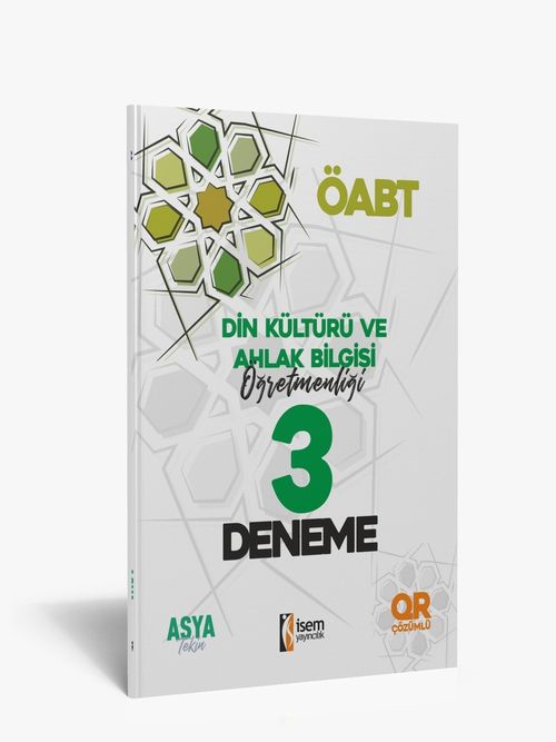 2021 KPSS ÖABT Din Kültürü ve Ahlak Bilgisi Öğretmenliği 3 Deneme QR Çözümlü