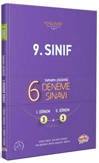 9. Sınıf 6 (3+3) Deneme Sınavı Tamamı Çözümlü