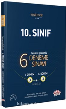 10. Sınıf 6 (3+3) Deneme Sınavı Tamamı Çözümlü - Kolektif