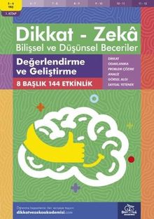 Değerlendirme ve Geliştirme (5 - 6 Yaş 1. Kitap, 144 Etkinlik) / Dikkat – Zeka & Bilişsel ve Düşünsel Beceriler
