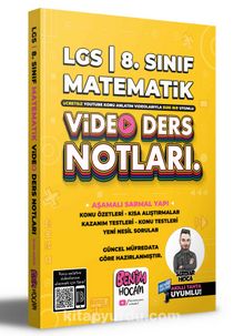 2022 LGS 8.Sınıf Matematik Video Ders Notları (Konu Anlatımı) - Serdar Sanar