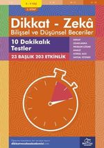 10 Dakikalık Testler (8 - 9 Yaş 3.Kitap, 203 Etkinlik) / Dikkat – Zeka & Bilişsel ve Düşünsel Beceriler