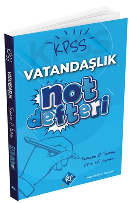 2022 KPSS Vatandaşlık Konu Anlatımlı Not Defteri