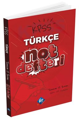 2022 KPSS Türkçe Konu Anlatımlı Not Defteri