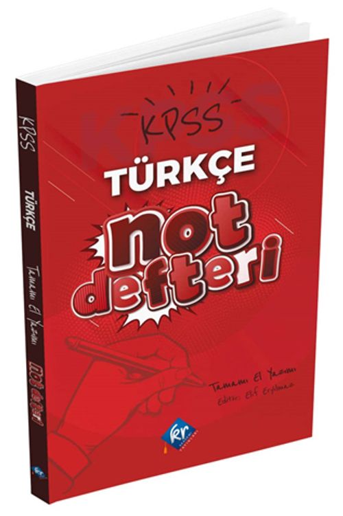 2022 KPSS Türkçe Konu Anlatımlı Not Defteri