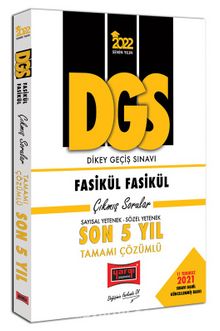 2022 DGS Sayısal Yetenek Sözel Yetenek Fasikül Fasikül Son 5 Yıl Tamamı Çözümlü Çıkmış Sorular - Kolektif