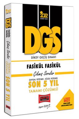 2022 DGS Sayısal Yetenek Sözel Yetenek Fasikül Fasikül Son 5 Yıl Tamamı Çözümlü Çıkmış Sorular