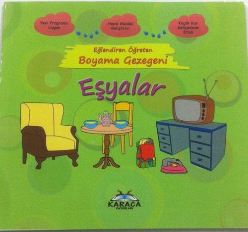 Eşyalar / Eğlendiren Öğreten Boyama Gezegeni