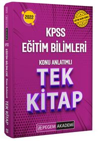 2022 KPSS Eğitim Bilimleri Konu Anlatımlı Tek Kitap