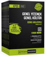 2022 KPSS Genel Yetenek Genel Kültür Konu Anlatımlı Modüler Set (6 Kitap) + En Güncel Video Dersler + 5 Adet Online Deneme Sınavı