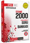 2022 KPSS Eğitim Bilimleri Çözümlü Efsane 2000 Soru Bankası