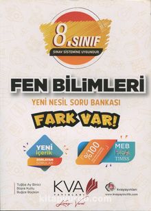 8. Sınıf Fen Bilimleri Yeni Nesil Soru Bankası Fark Var - Kolektif