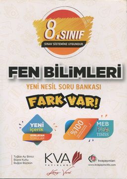 8. Sınıf Fen Bilimleri Yeni Nesil Soru Bankası Fark Var
