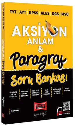 2022 TYT AYT KPSS ALES DGS MSÜ Aksiyon Anlam & Paragraf Soru Bankası
