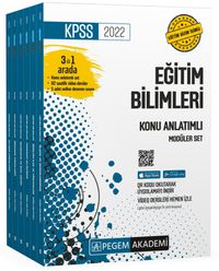 2022 KPSS Eğitim Bilimleri Konu Anlatımlı Modüler Set - 6 Kitap + En Güncel Video Dersler + 5 Adet Online Deneme Sınavı