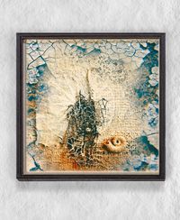 Full Frame Duvar Sanatları - Ahşap Desenler - Deniz Kabuğu - Tekli (FF-DS231)