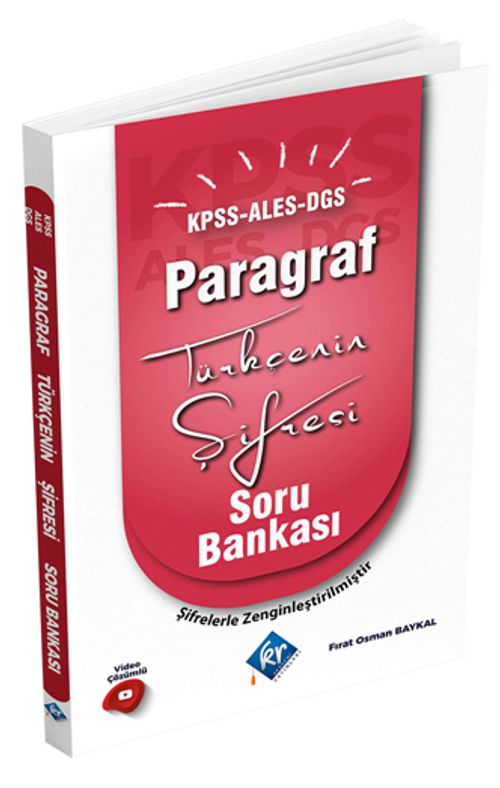 2022 KPSS ALES DGS Türkçenin Şifresi Paragraf Soru Bankası