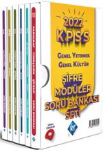 2022 KPSS Genel Yetenek Genel Kültür Şifre Modüler Soru Bankası Seti Video Çözümlü