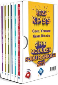 2022 KPSS Genel Yetenek Genel Kültür Şifre Modüler Soru Bankası Seti Video Çözümlü
