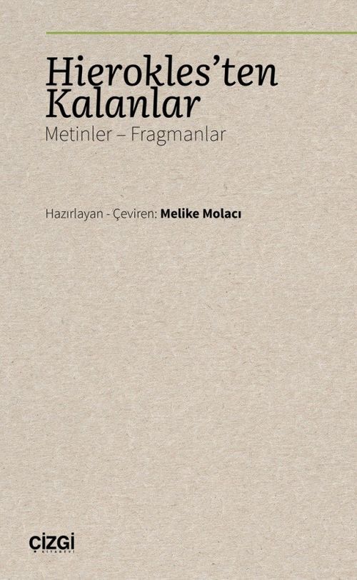 Hierokles'ten Kalanlar & Metinler - Fragmanlar