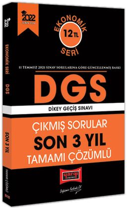 2022 DGS Ekonomik Seri Son 3 Yıl Tamamı Çözümlü Çıkmış Sorular