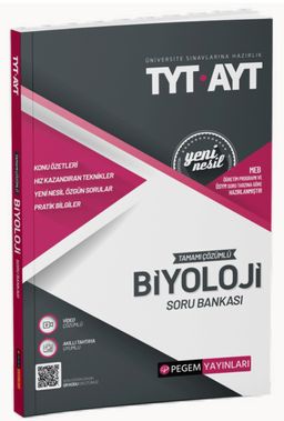 2022 Üniversite Sınavlarına Hazırlık TYT-AYT Tamamı Çözümlü Biyoloji Soru Bankası