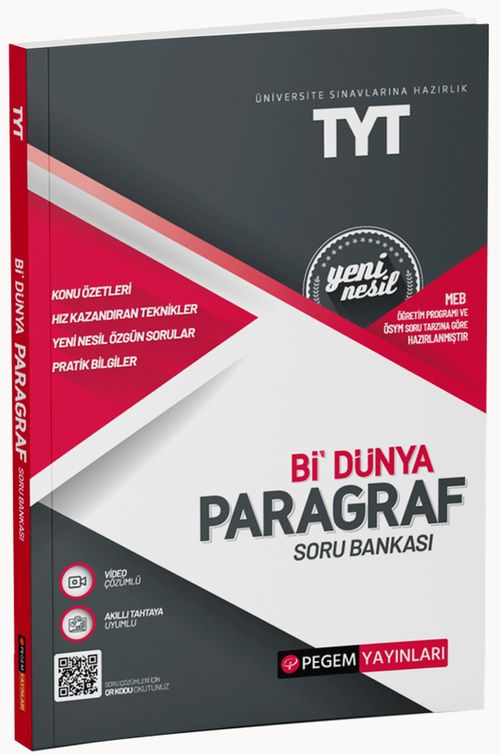 2022 Üniversite Sınavlarına Hazırlık TYT Bi' Dünya Paragraf Soru Bankası