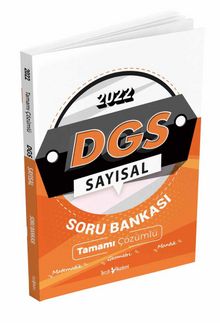 2022 DGS Sayısal Tamamı Çözümlü Soru Bankası - Kolektif