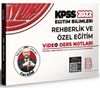 2022 KPSS Eğitim Bilimleri Rehberlik Video Ders Notları