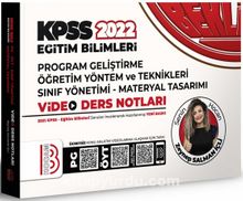 2022 KPSS Eğitim Bilimleri Program Geliştirme Öğretim Yöntem ve Teknikleri Video Ders Notları - Zeynep Salman İçli