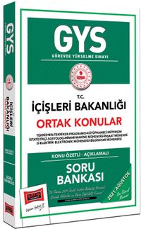 GYS İçişleri Bakanlığı Ortak Konular Konu Özetli Soru Bankası