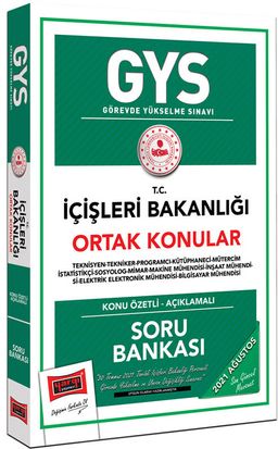 GYS İçişleri Bakanlığı Ortak Konular Konu Özetli Soru Bankası