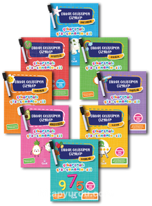 Dikkat Geliştiren Çizgiler Serisi (8 Kitap) - Kolektif