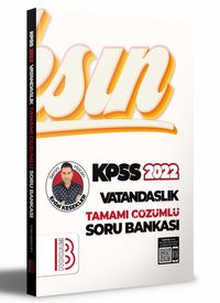 2022 KPSS Vatandaşlık Tamamı Çözümlü Soru Bankası 