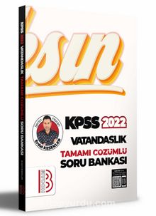 2022 KPSS Vatandaşlık Tamamı Çözümlü Soru Bankası - Erdal Kesekler