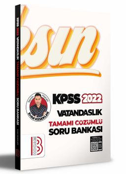 2022 KPSS Vatandaşlık Tamamı Çözümlü Soru Bankası 