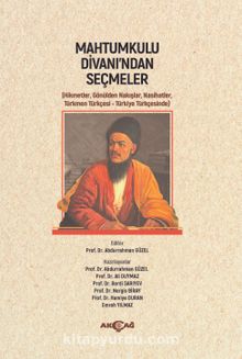 Mahtumkulu Divan’ından Seçmeler - Prof.Dr. Abdurrahman Güzel