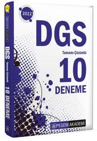 2022 DGS Tamamı Çözümlü 10 Deneme (Fasikül)
