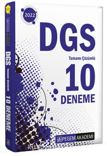 2022 DGS Tamamı Çözümlü 10 Deneme (Fasikül) - Kolektif
