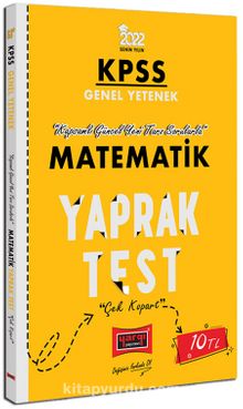 2022 KPSS Lisans Genel Yetenek Matematik Yaprak Test - Kolektif