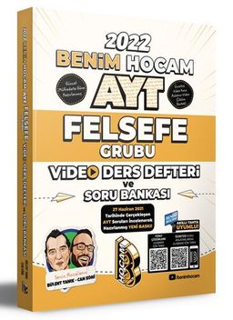 2022 AYT Felsefe Grubu Video Ders Defteri ve Soru Bankası