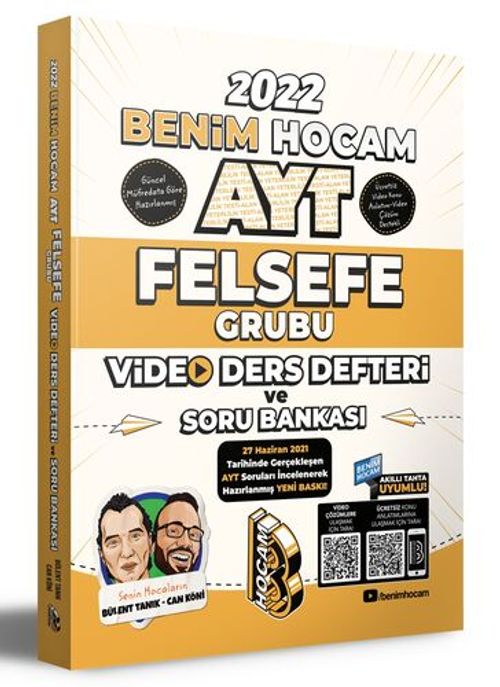 2022 AYT Felsefe Grubu Video Ders Defteri ve Soru Bankası