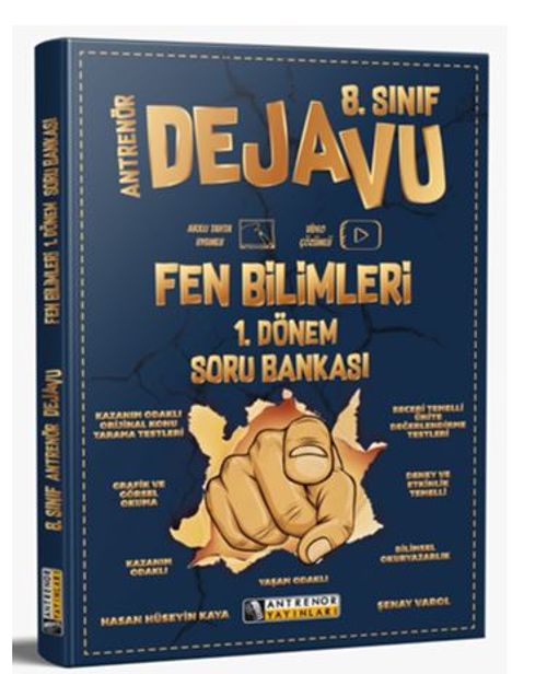 LGS 8.Sınıf Fen Bilimleri 1.Dönem Dejavu Soru Bankası