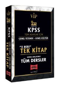 2022 VİP KPSS GY GK 5 Ders Tek Kitap Tüm Dersler Konu Anlatımlı