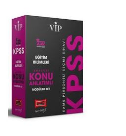 2022 VİP KPSS Eğitim Bilimleri Analizli Konu Anlatımlı Modüler Set