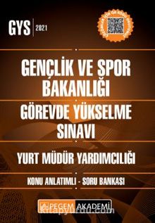Gençlik ve Spor Bakanlığı Görevde Yükselme Sınavı Konu Anlatımlı Soru Bankası Yurt Müdür Yardımcılığı - Kolektif