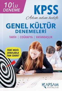 2022 KPSS Genel Kültür 10’lu Deneme Deneme Seti - Kolektif