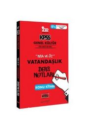 2022 KPSS Genel Kültür Kısa ve Öz Vatandaşlık Ders Notları Konu Kitabı - Kolektif